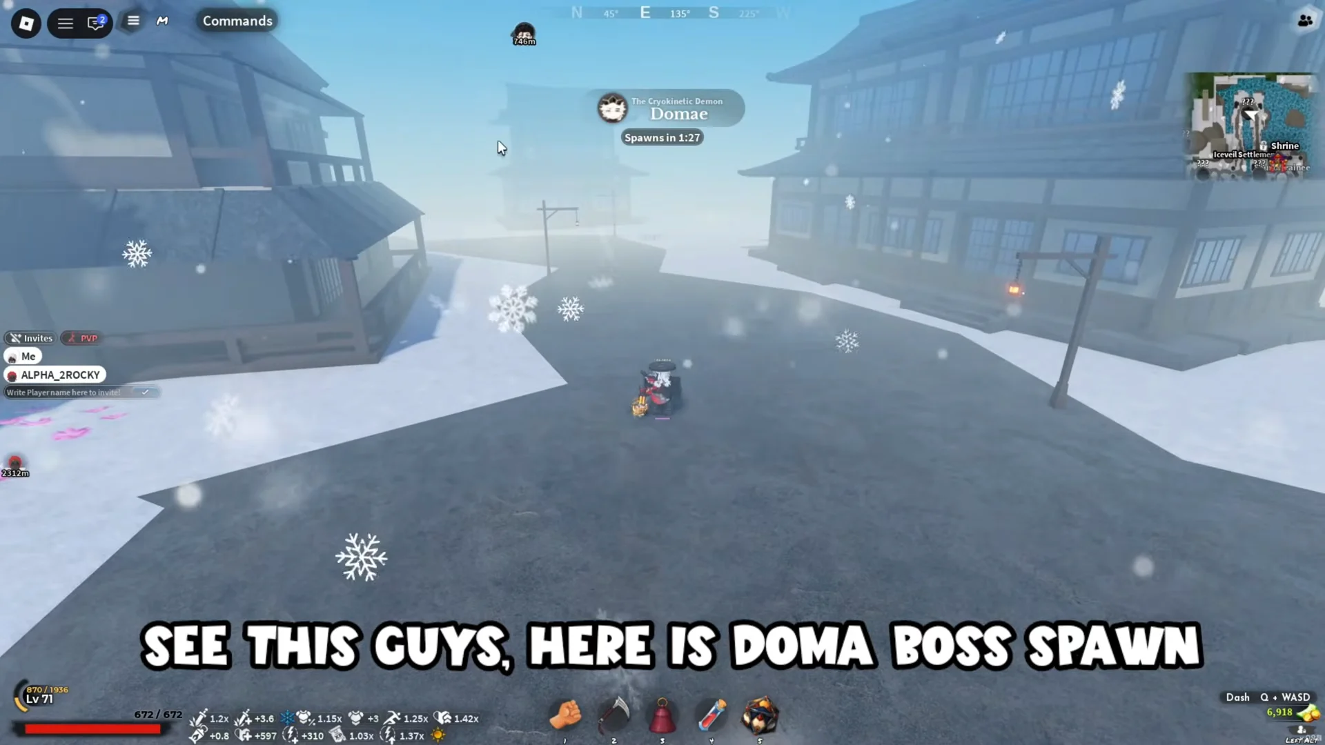 Domae Spawn Location
