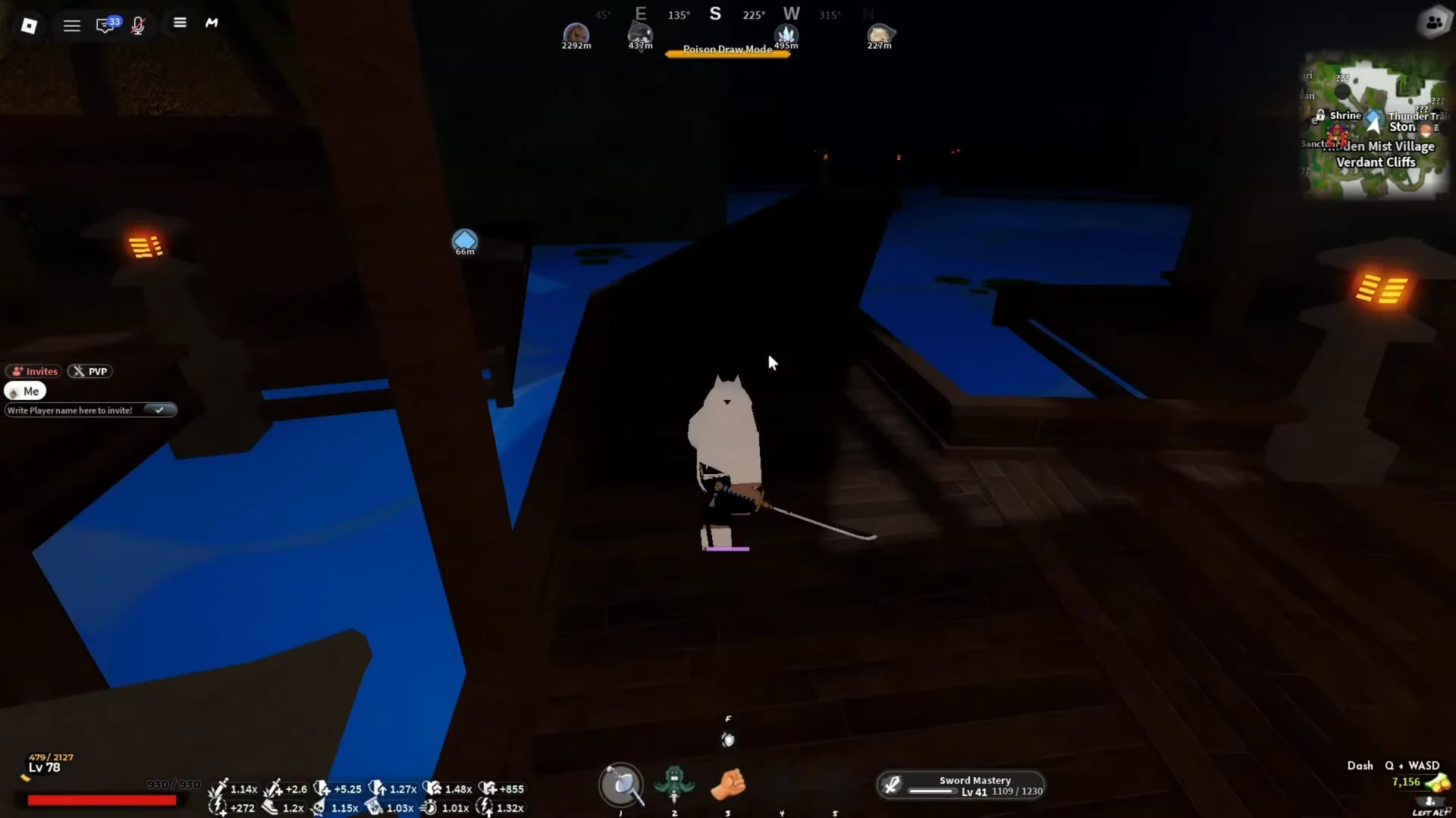 Location 1: Hidden Mist Village Boardwalk