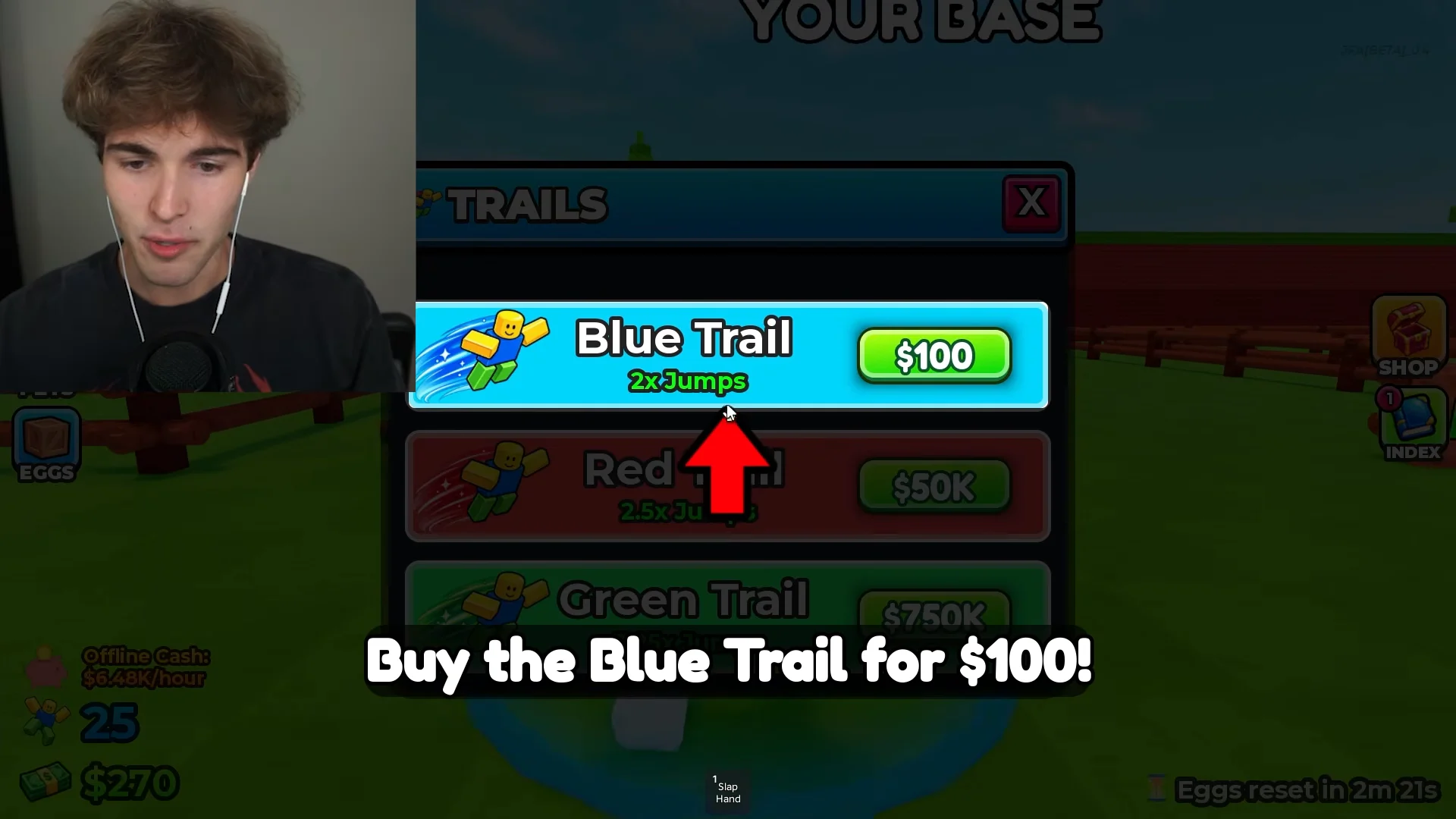 Equipping Blue Trail and Squat Training