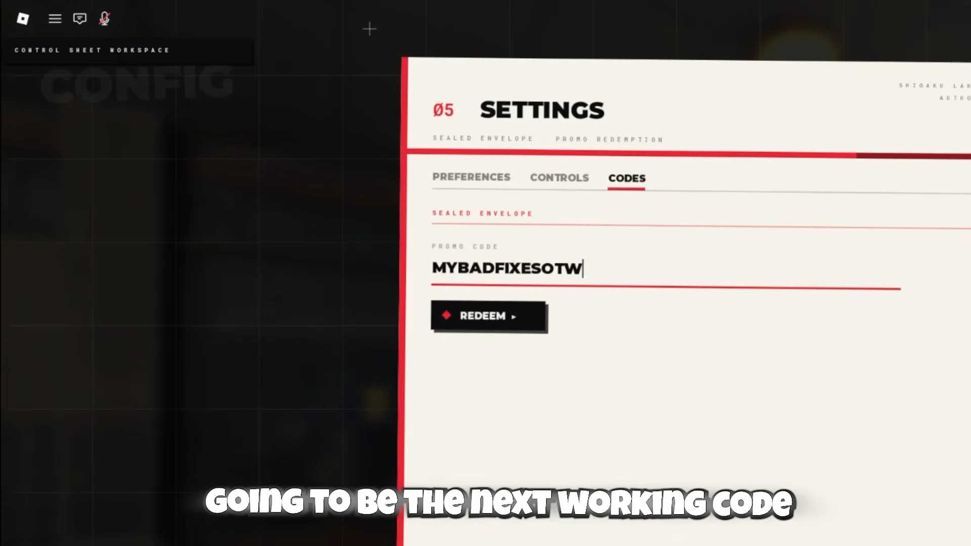 Third Code Redemption