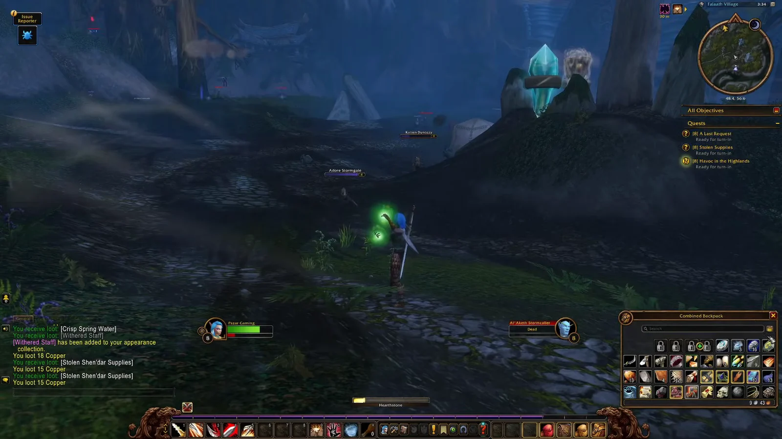 Returning to Shen'dralar Village