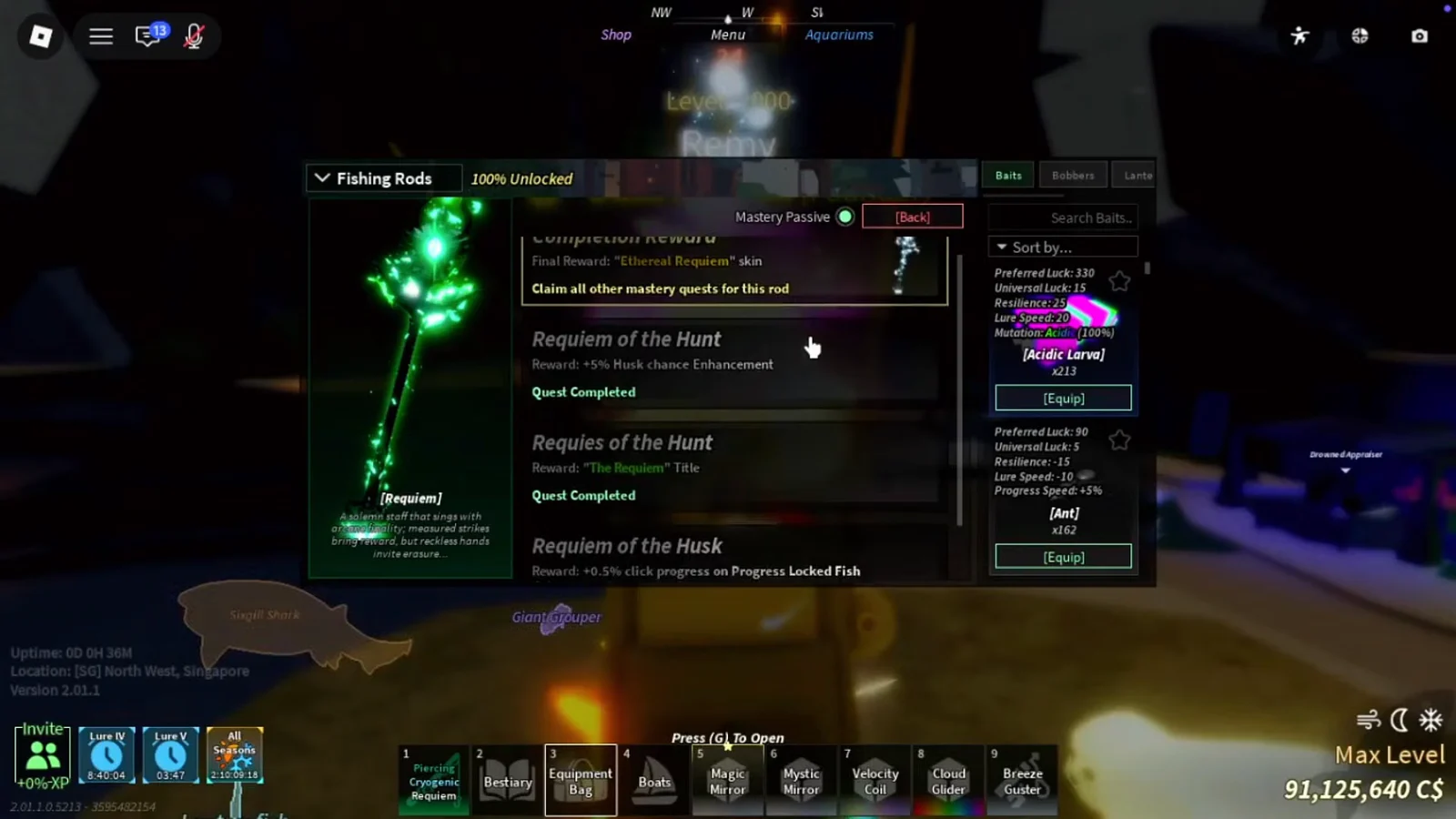 Requiem of the Hunt Quest