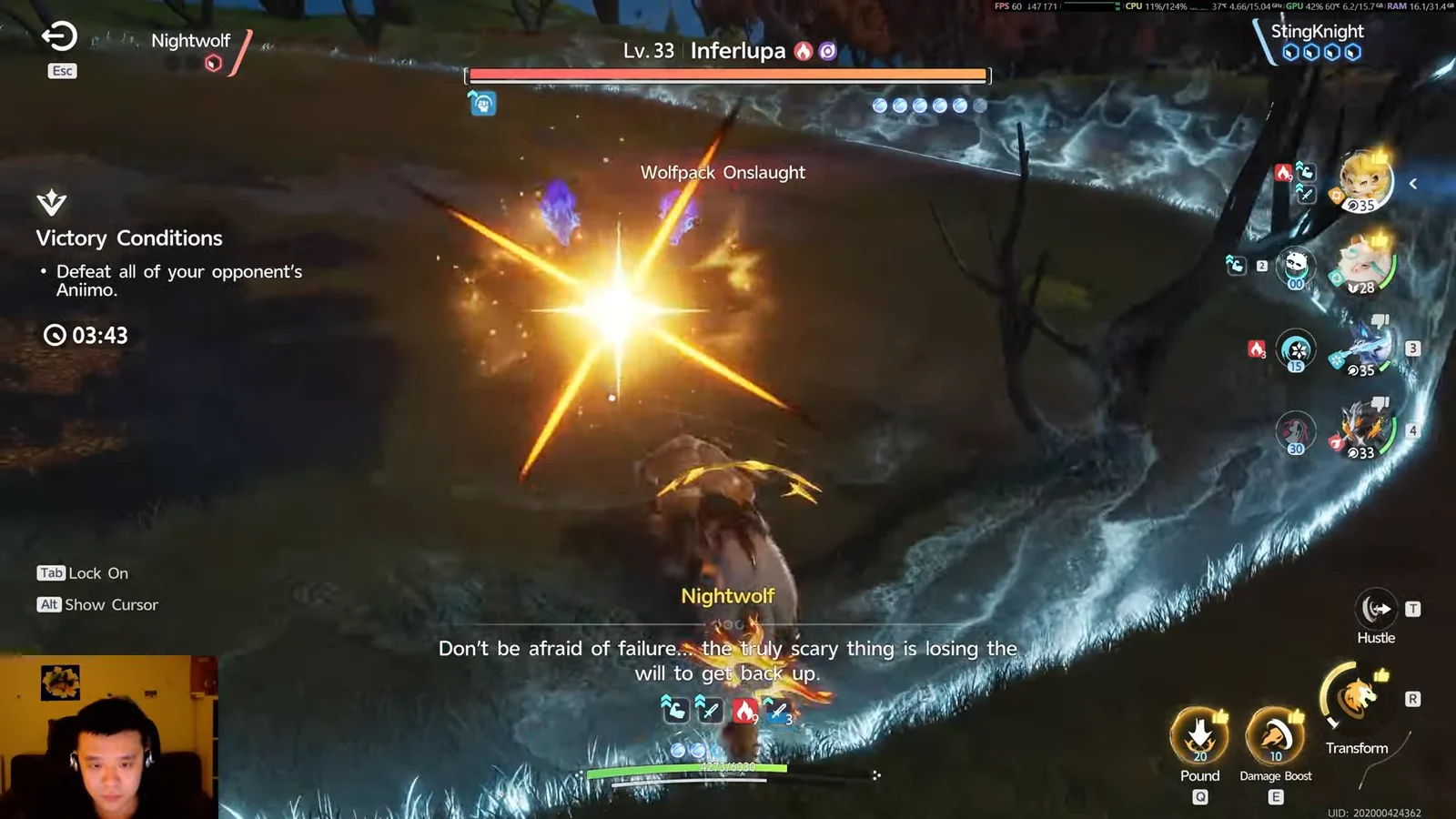 Nightwolf's Inferlupa uses "Wolfpack Onslaught" and "Hunting Pack," breaking…