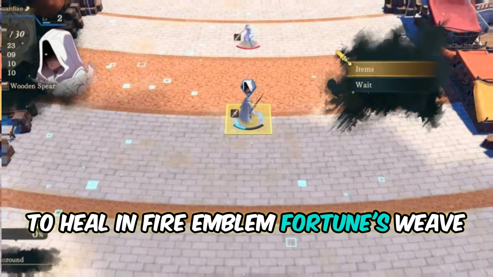 Opening the action menu