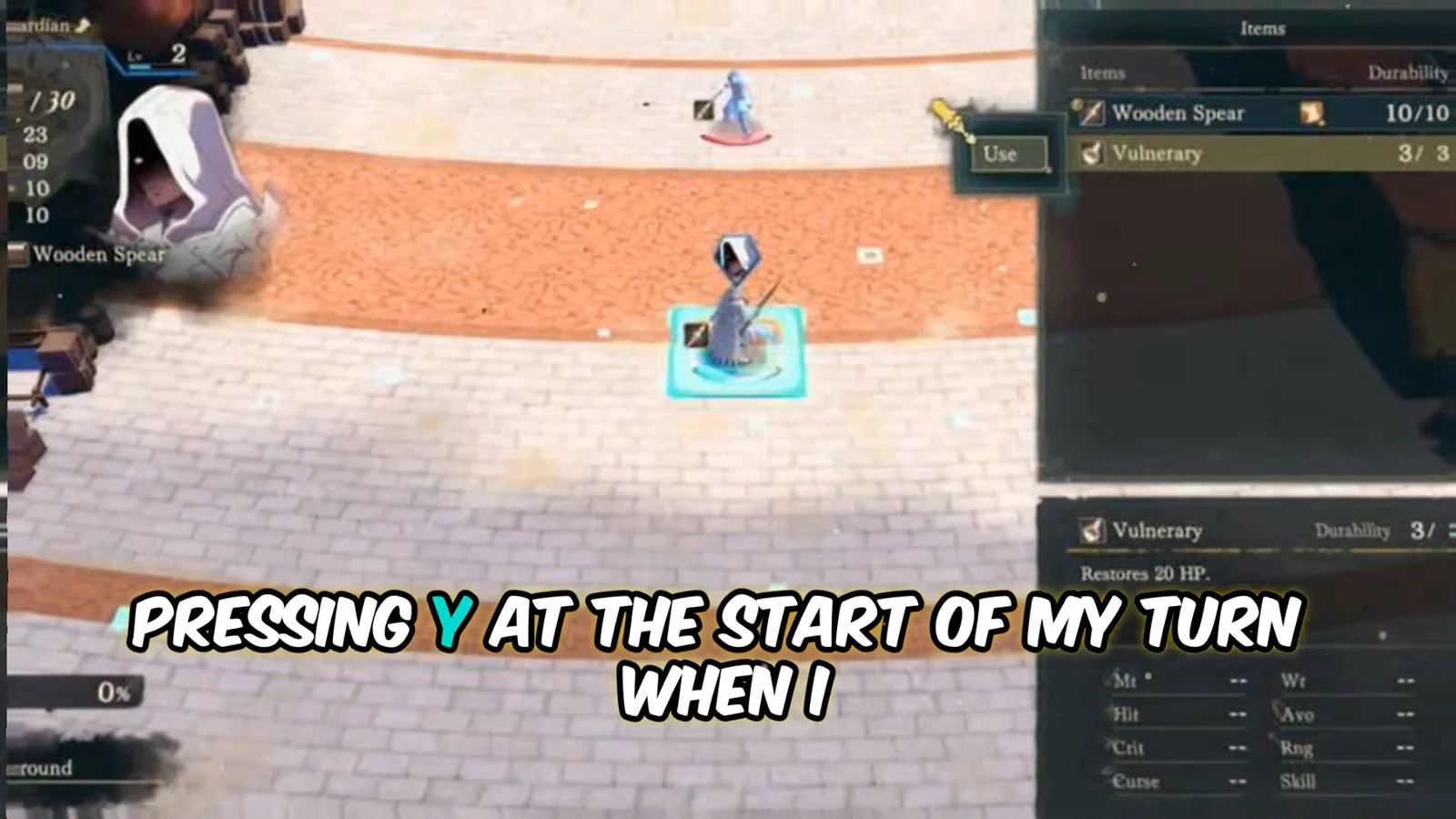 Explanation of inventory vs action command