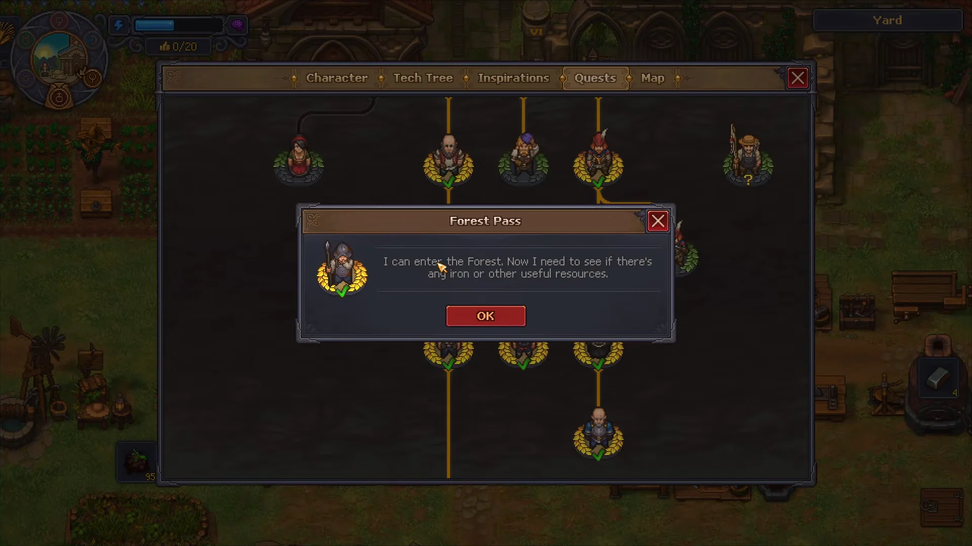 Quest tree details