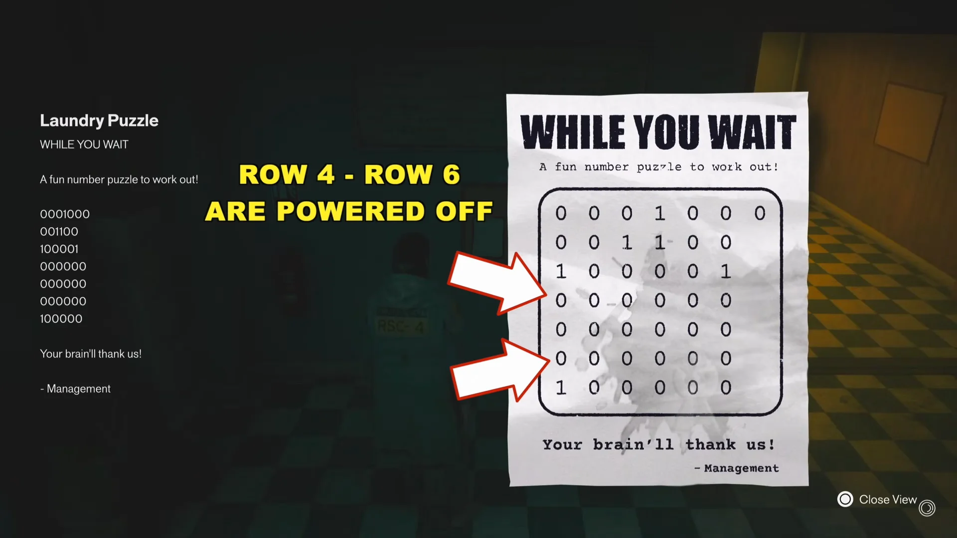Setting Row 3