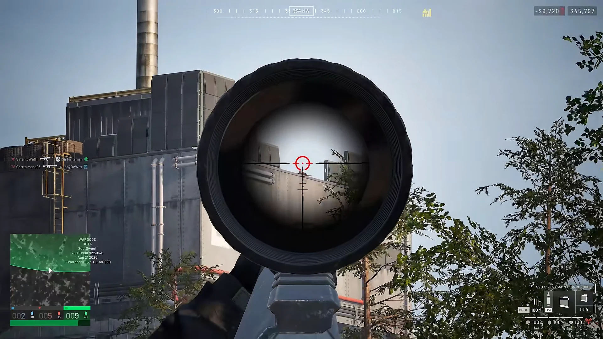 Eliminating tower sniper