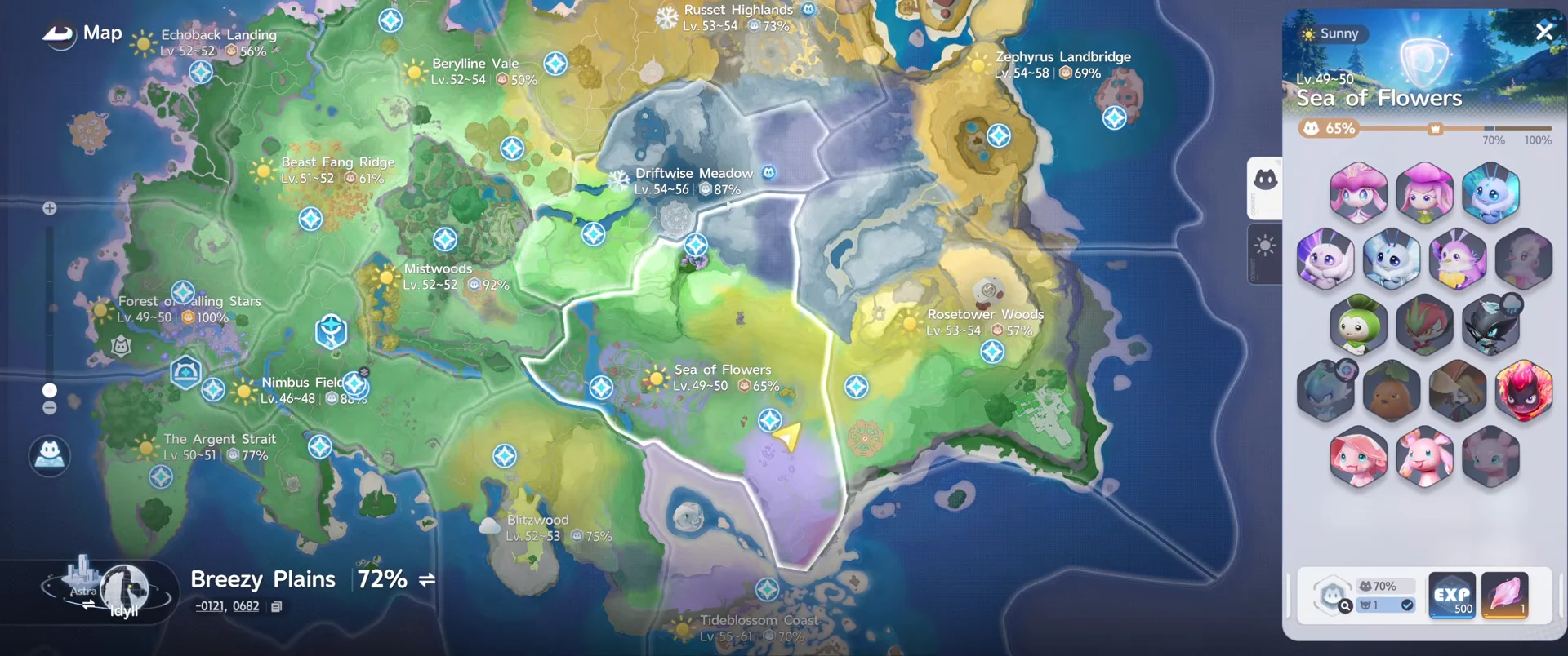 Zone Completion and Exploration EXP