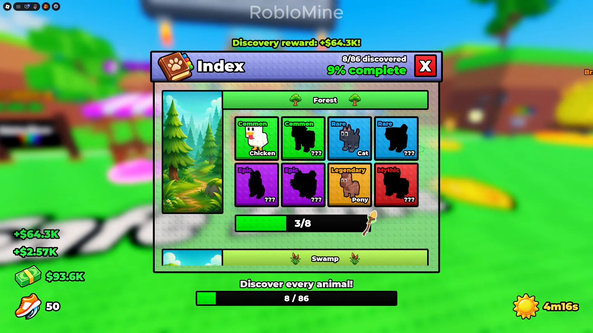 Claiming 9% Index Reward