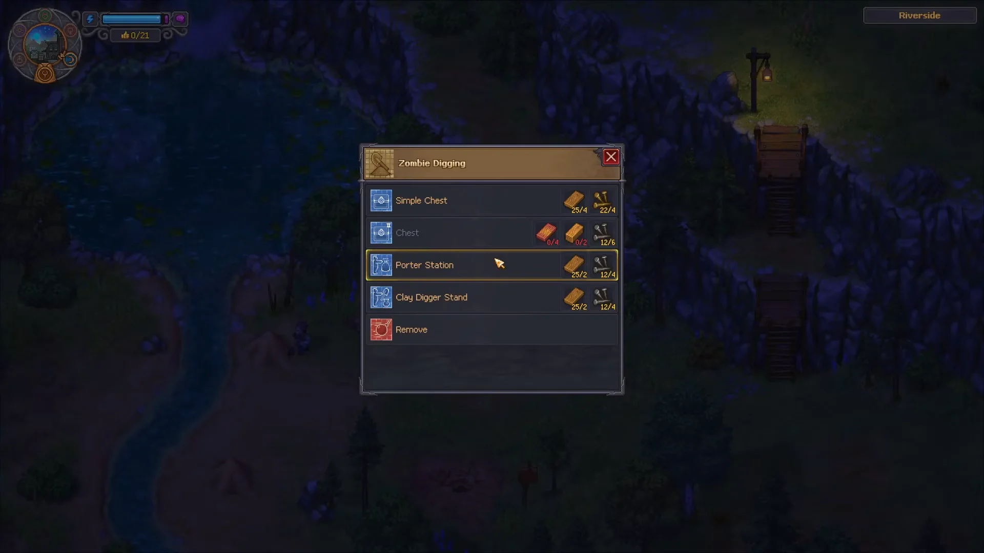 Location and Build Menu Overview