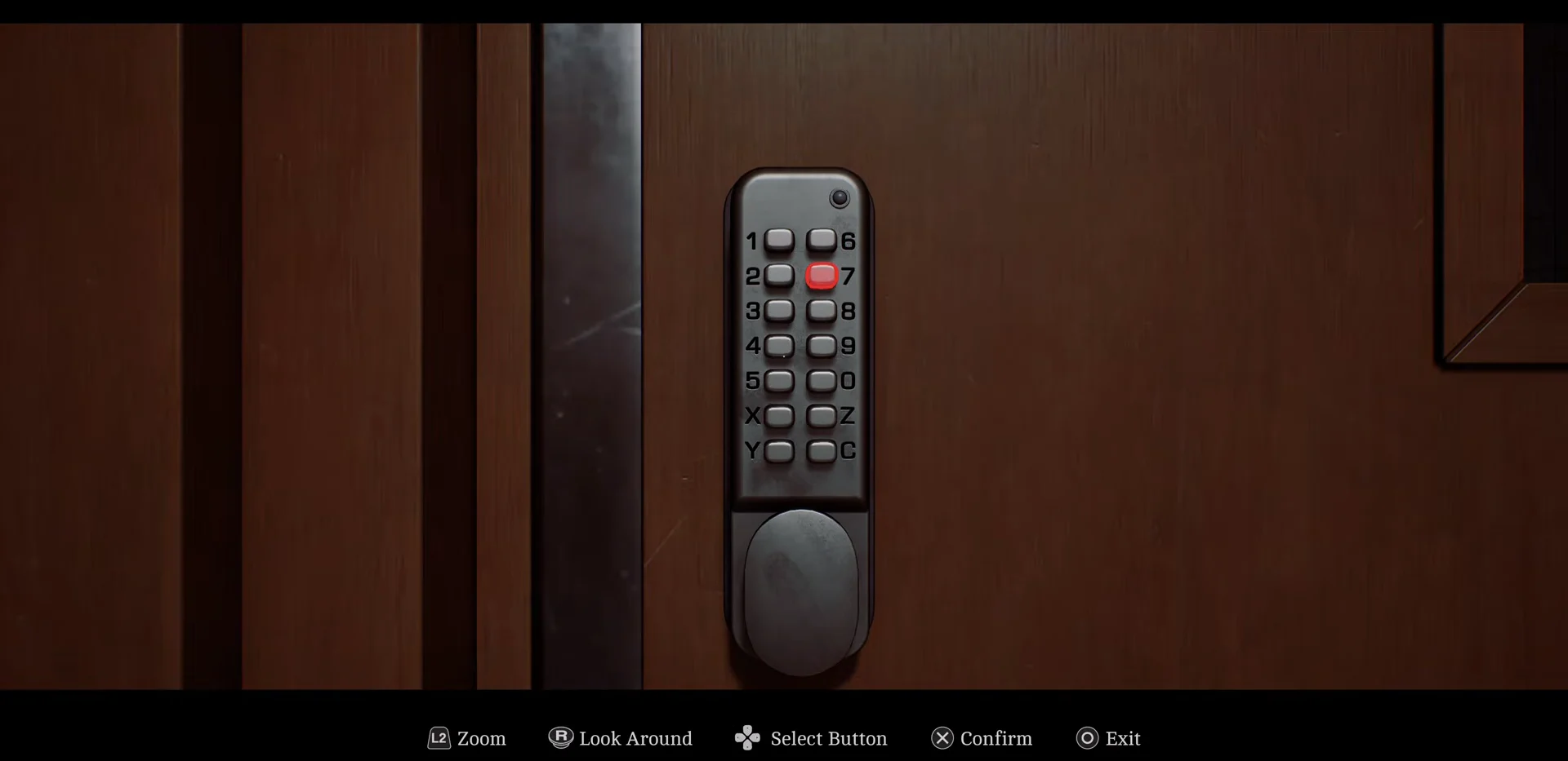Approaching Keypad Door