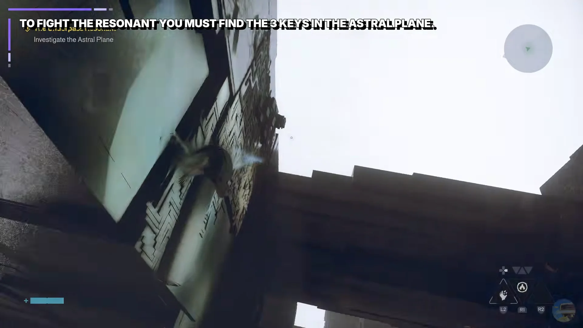 Dropping through vertical passages