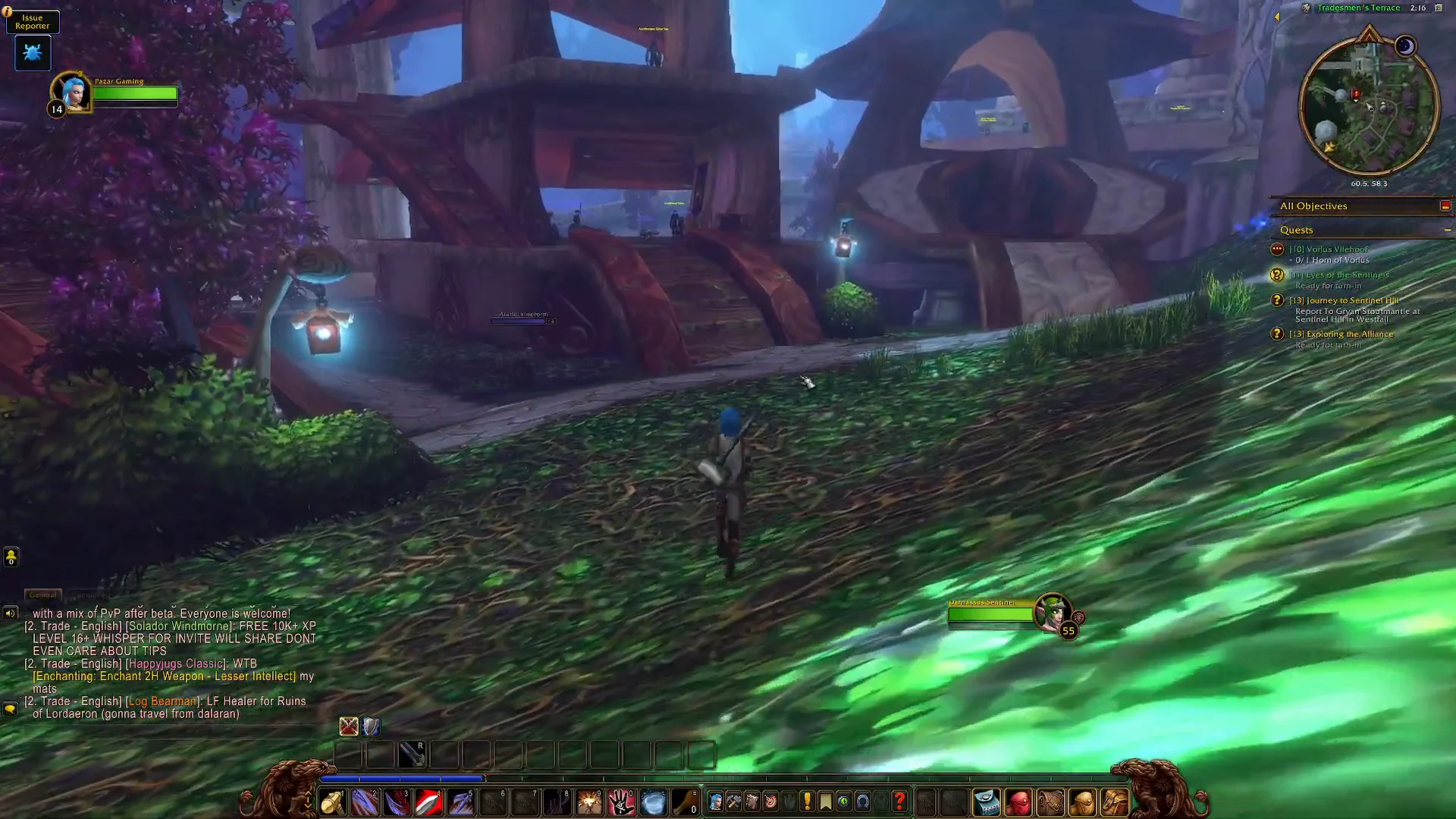 Navigating to the Auction House