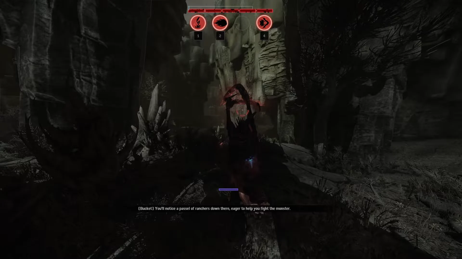 Early monster gameplay