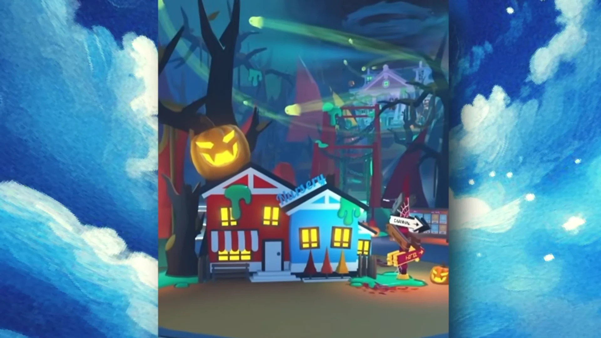 Examining Halloween Adoption Island makeover teaser