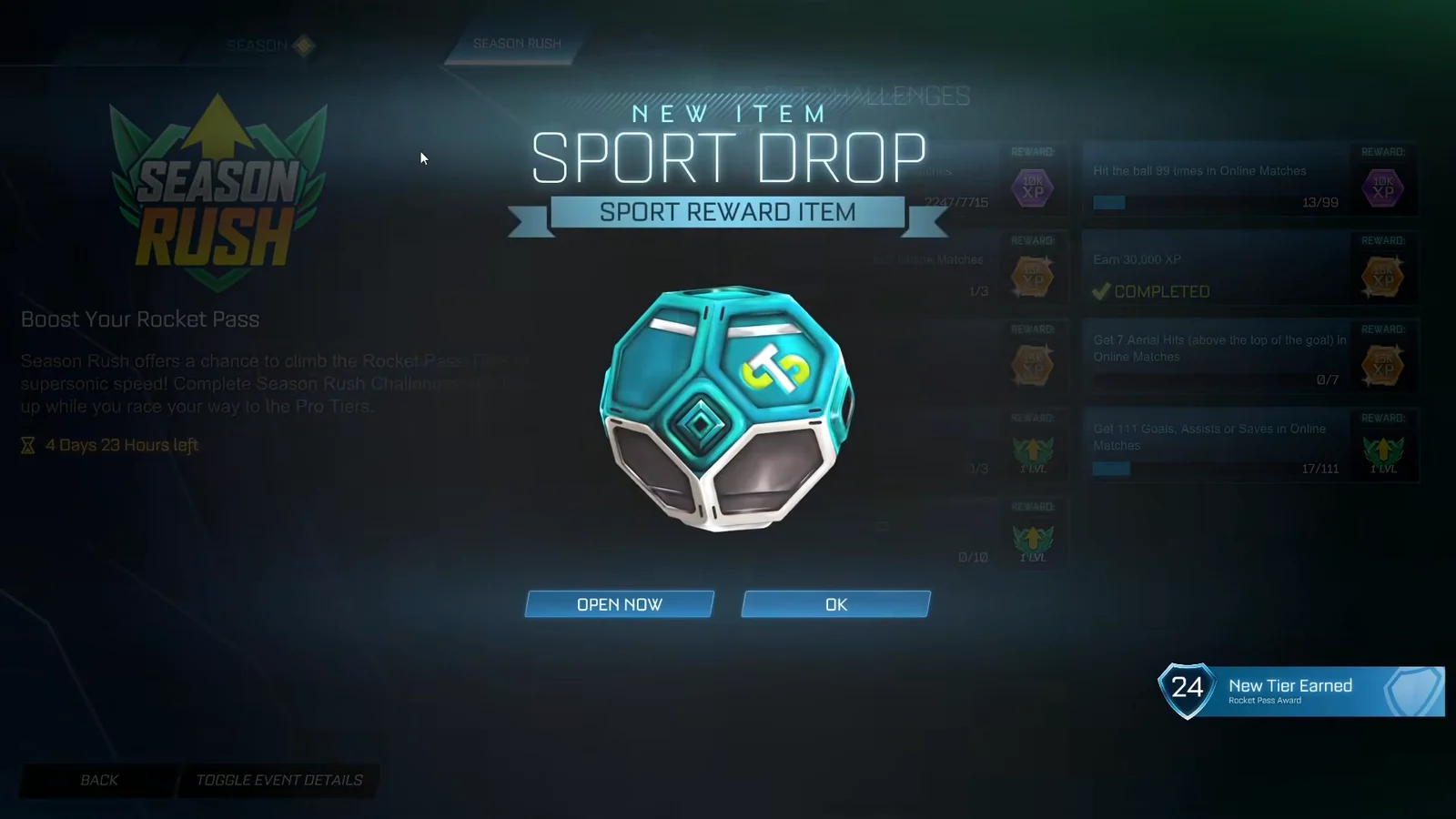 Opening Sport Drop
