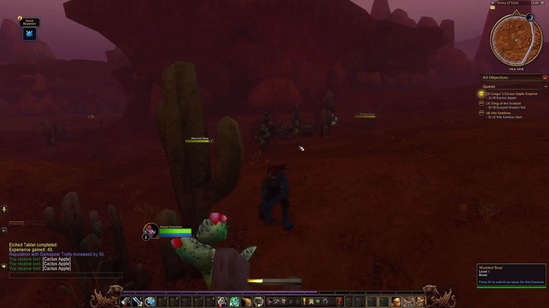 Collecting 3rd Cactus Apple