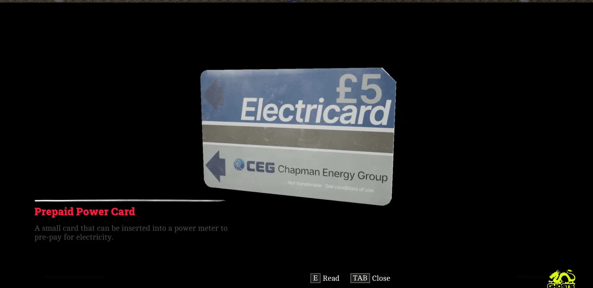 Collecting Power Card