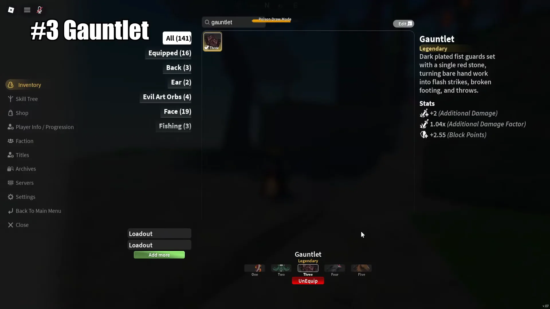 Weapon #3: Gauntlet