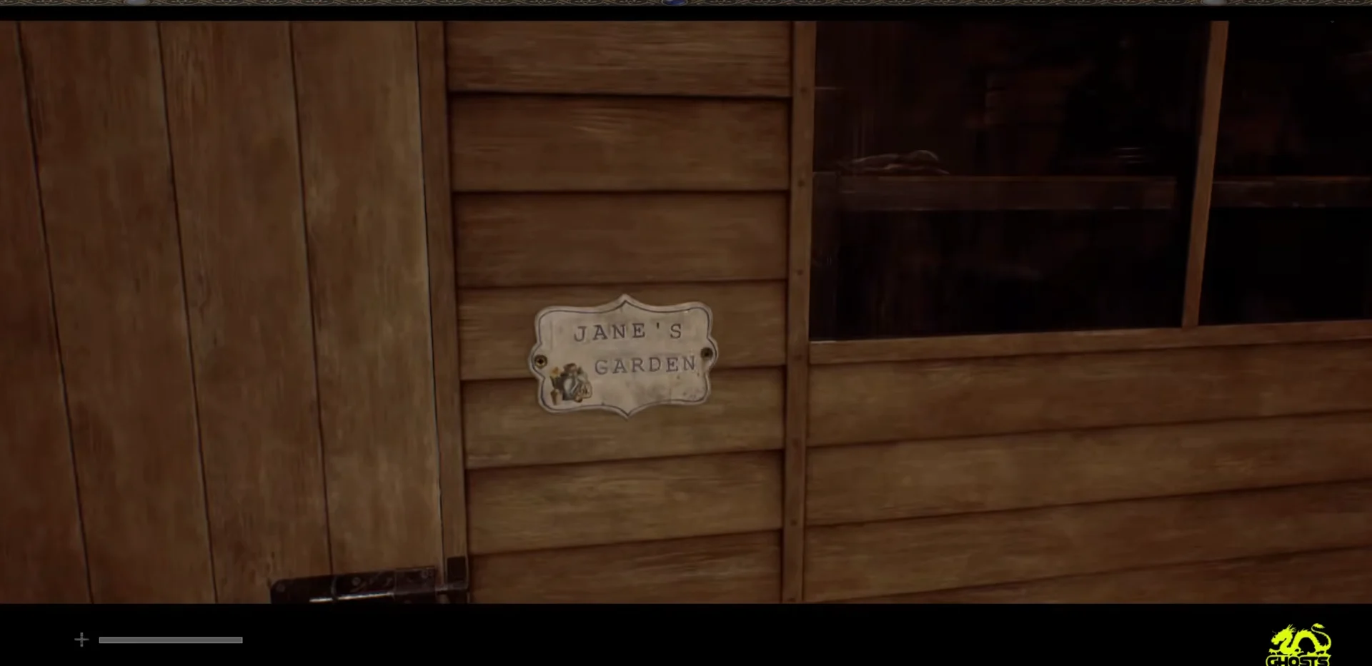 Examining the shed sign