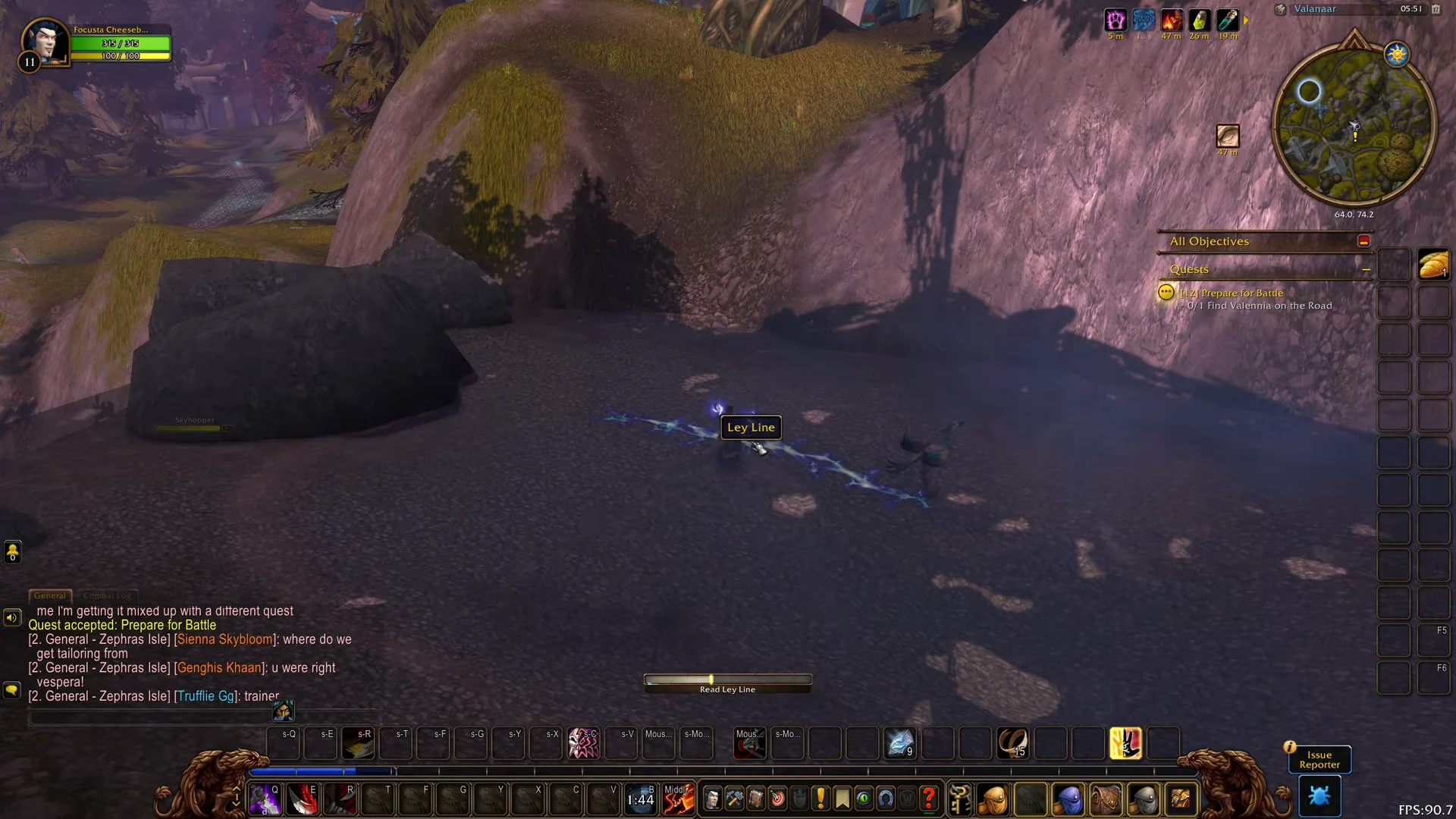 Crossing the Water and Ley Line