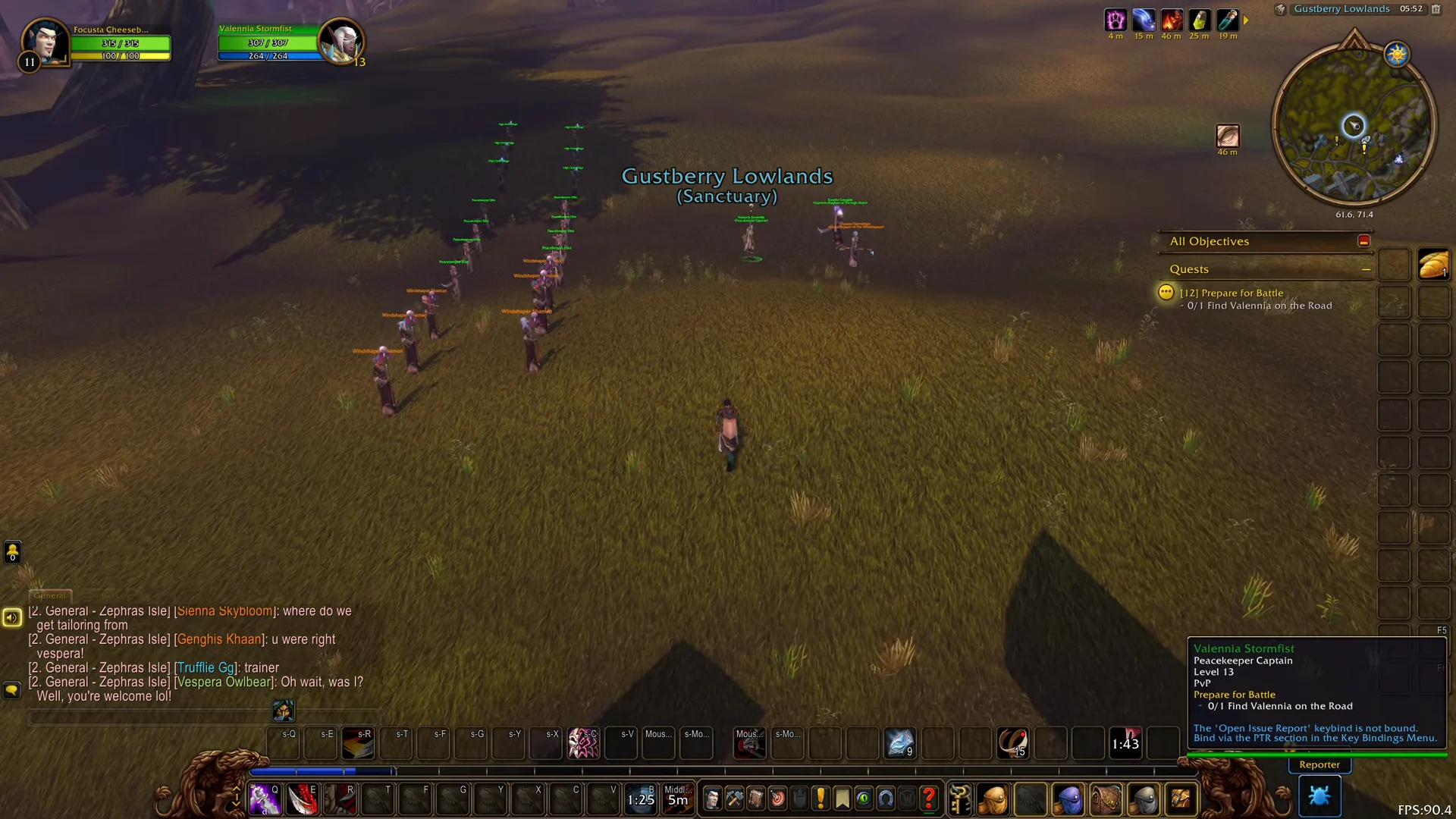 Approaching Gustberry Lowlands