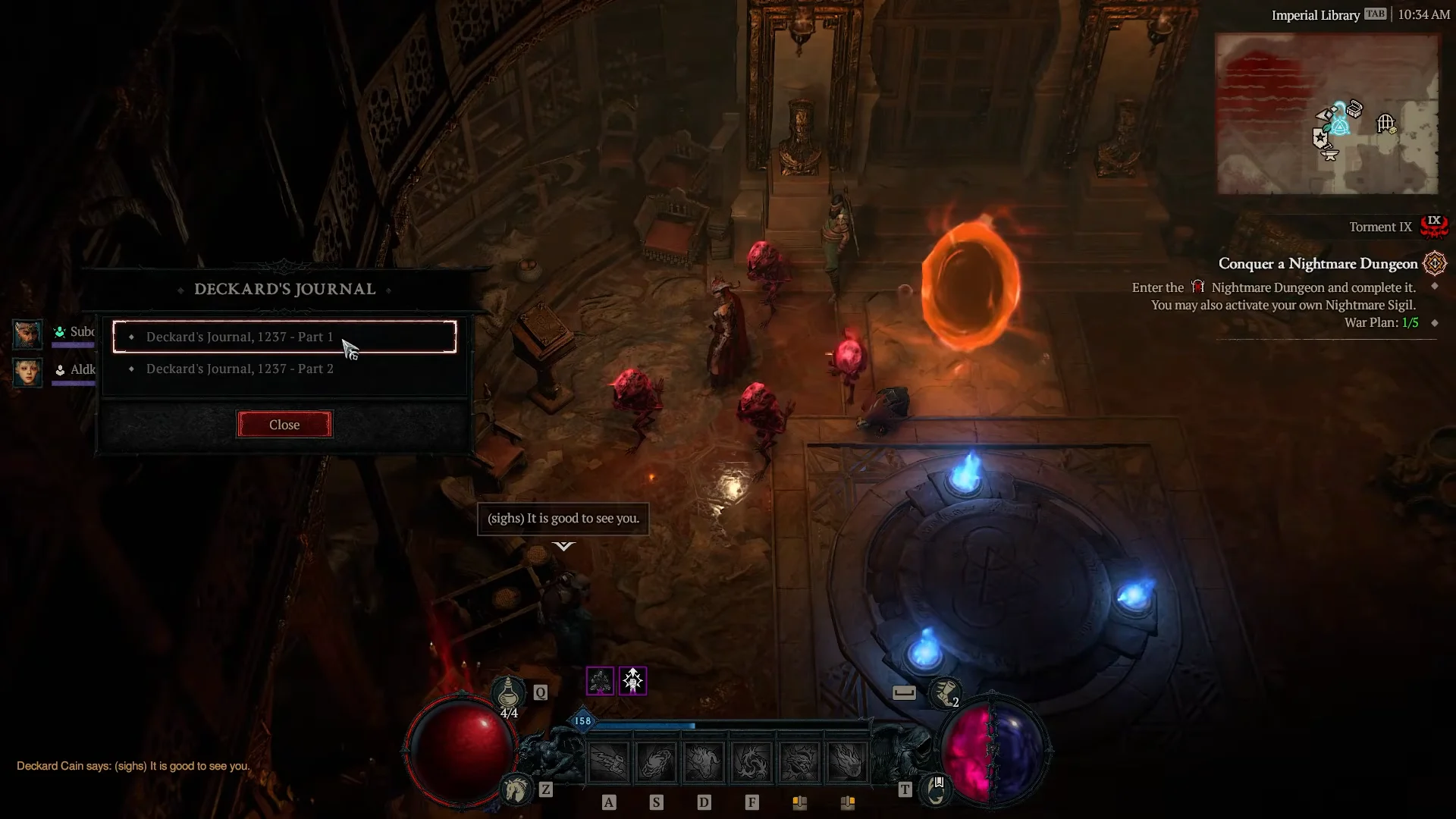 Journal 2: The Imperial Library