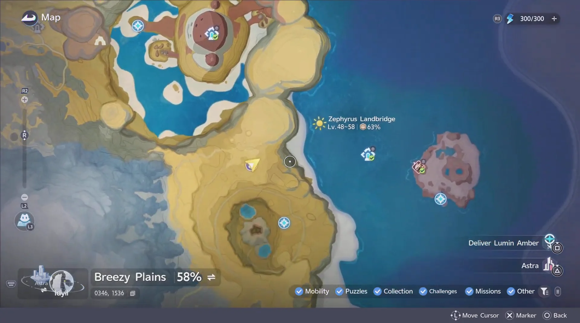 Checking map coordinates