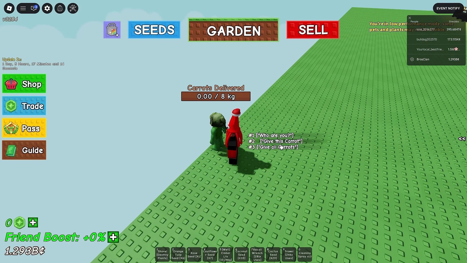 Delivering Carrots to Green Bean