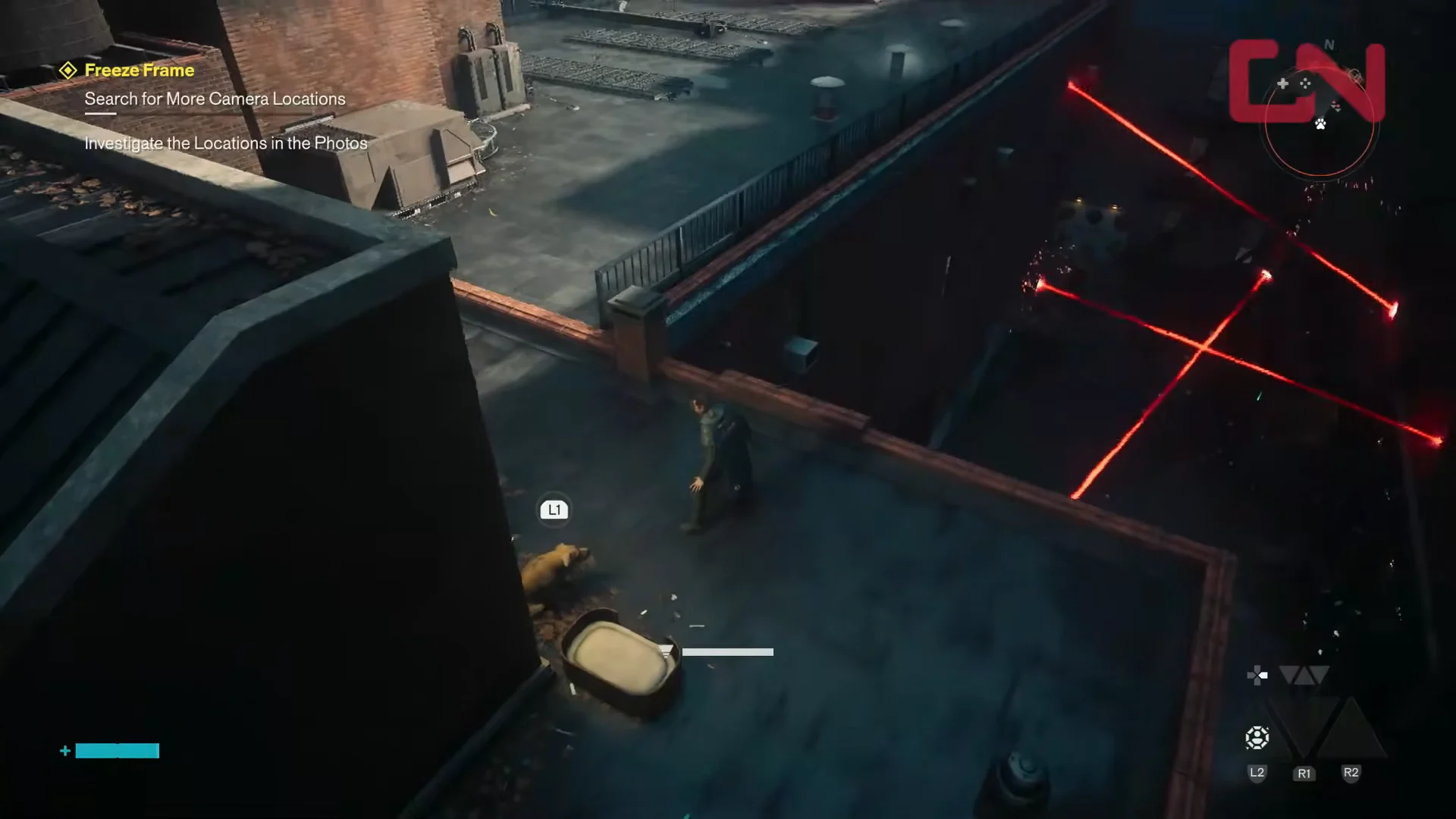 Dropping into the alley