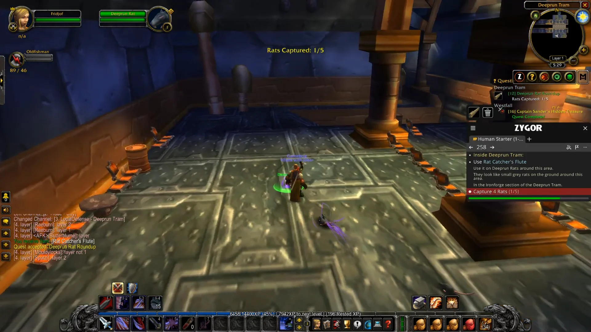 Capturing First Rat