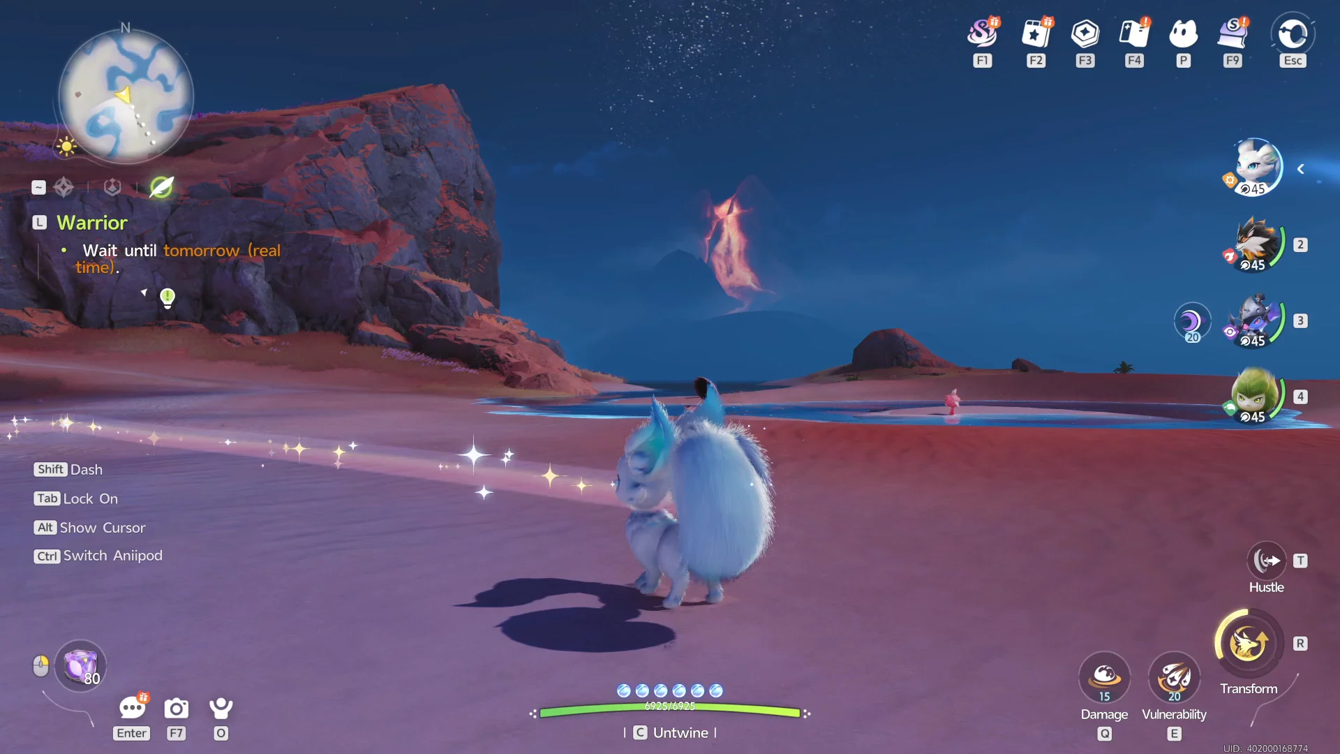 Nighttime Gameplay