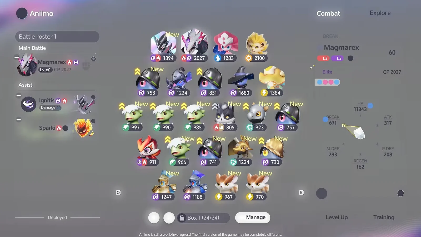 Pre-Challenge Loadout and Animo Team Setup