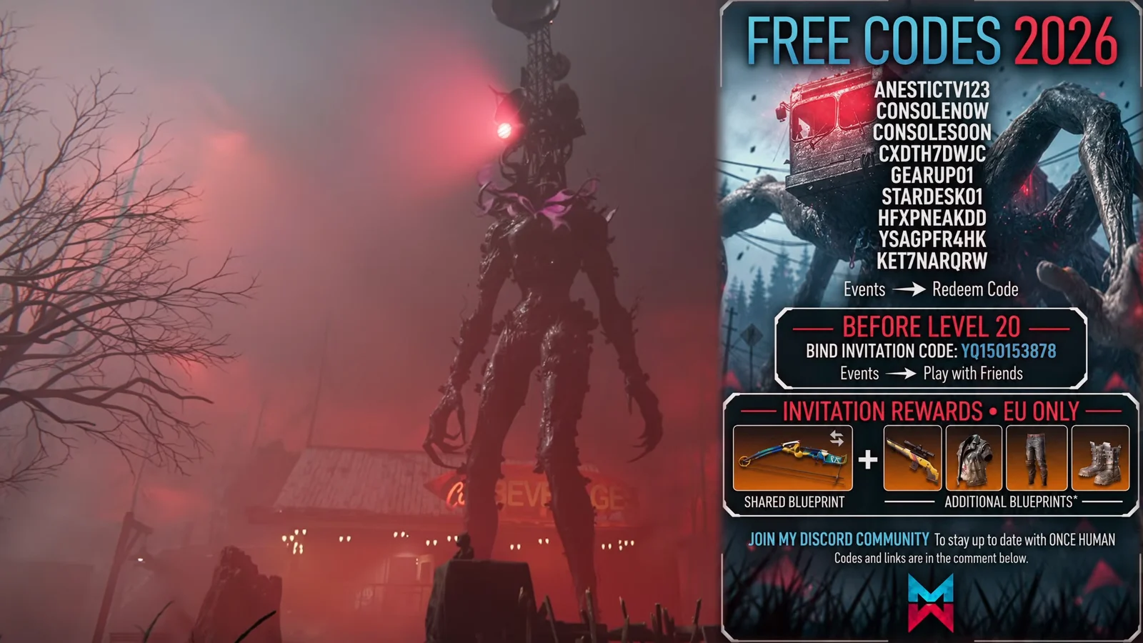New Vision & Free Codes