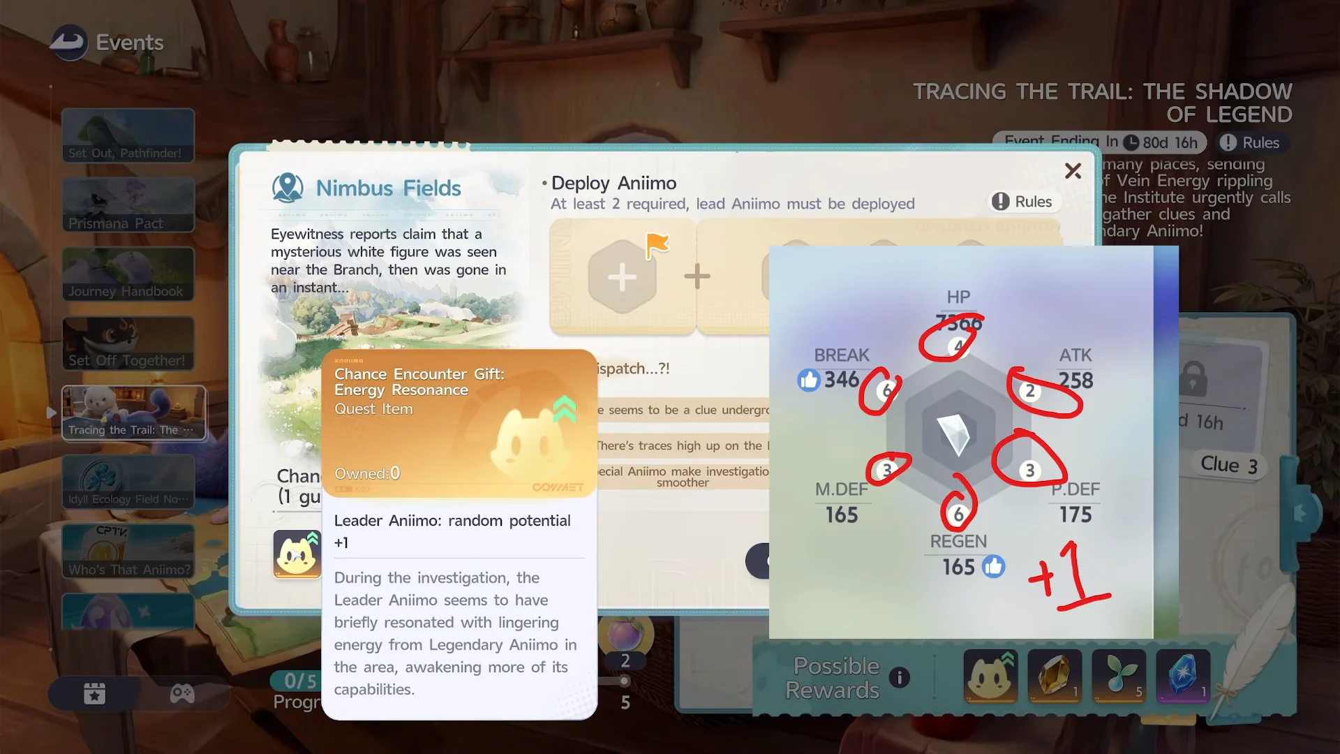 Chance Encounter Gift & Leader Stat Boost