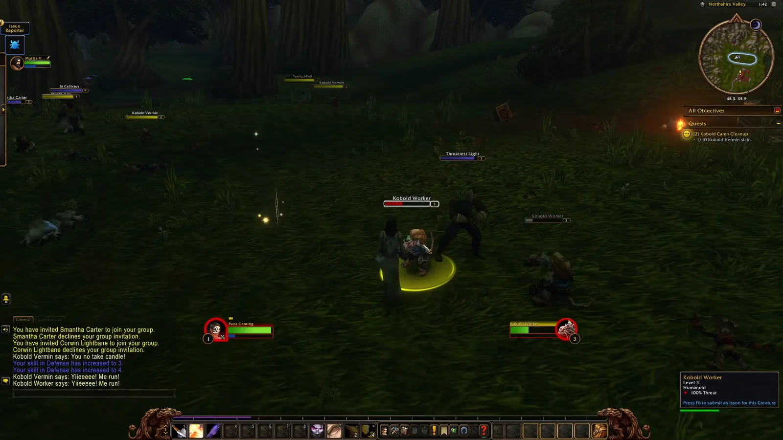 Distinguishing targets