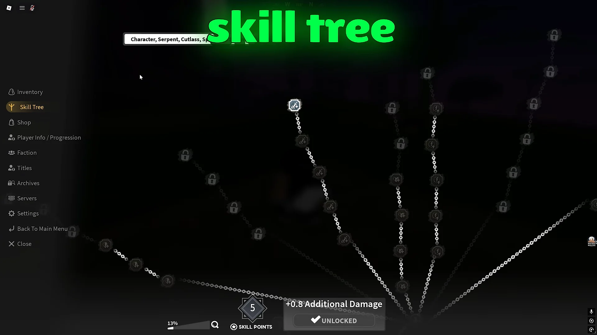 Skill Tree Damage Nodes