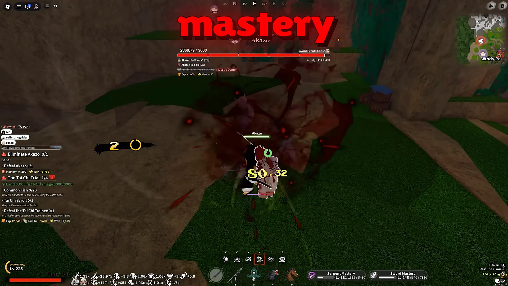 Leveling mastery through Crow Quests