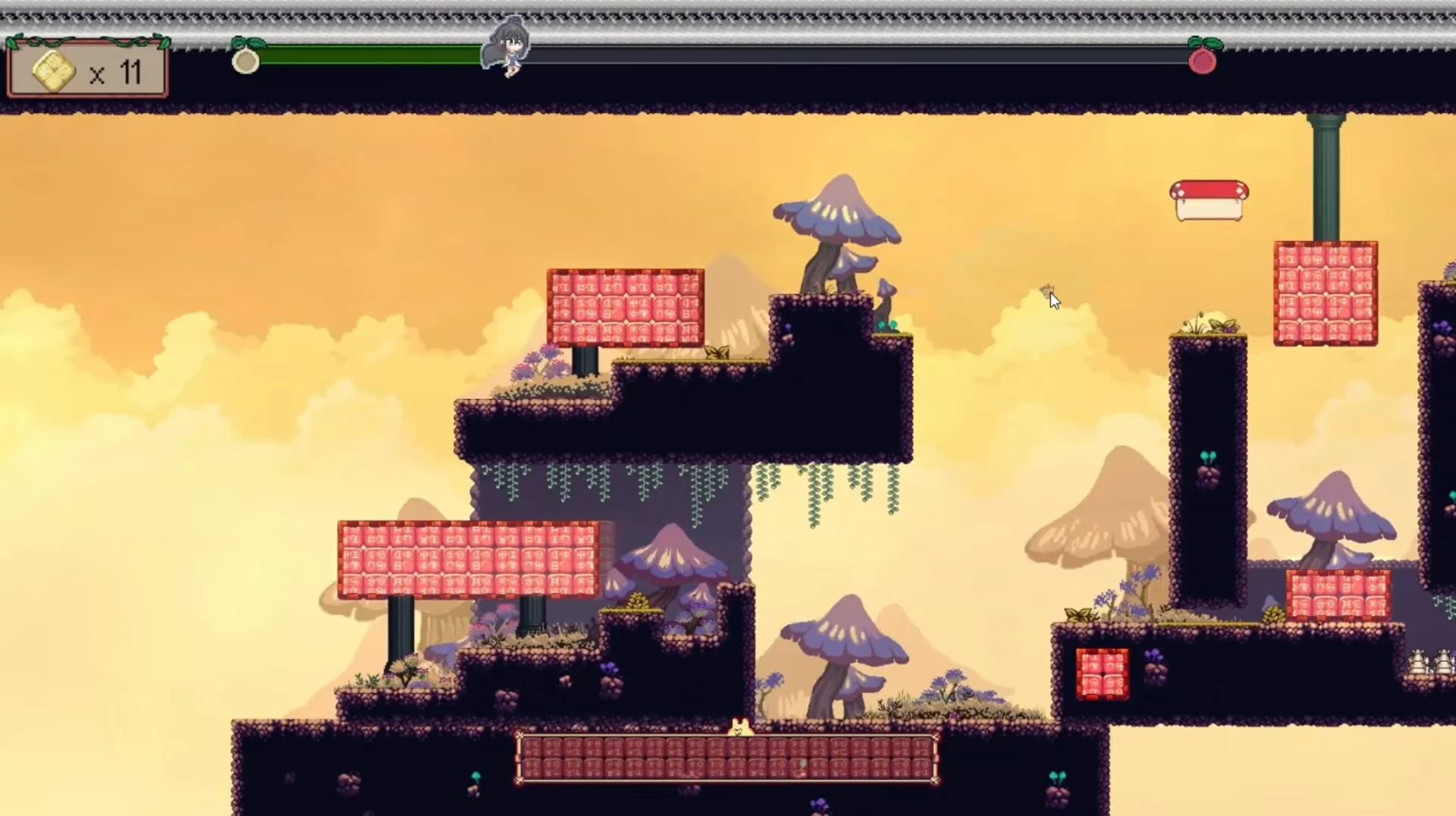 Mushroom level run