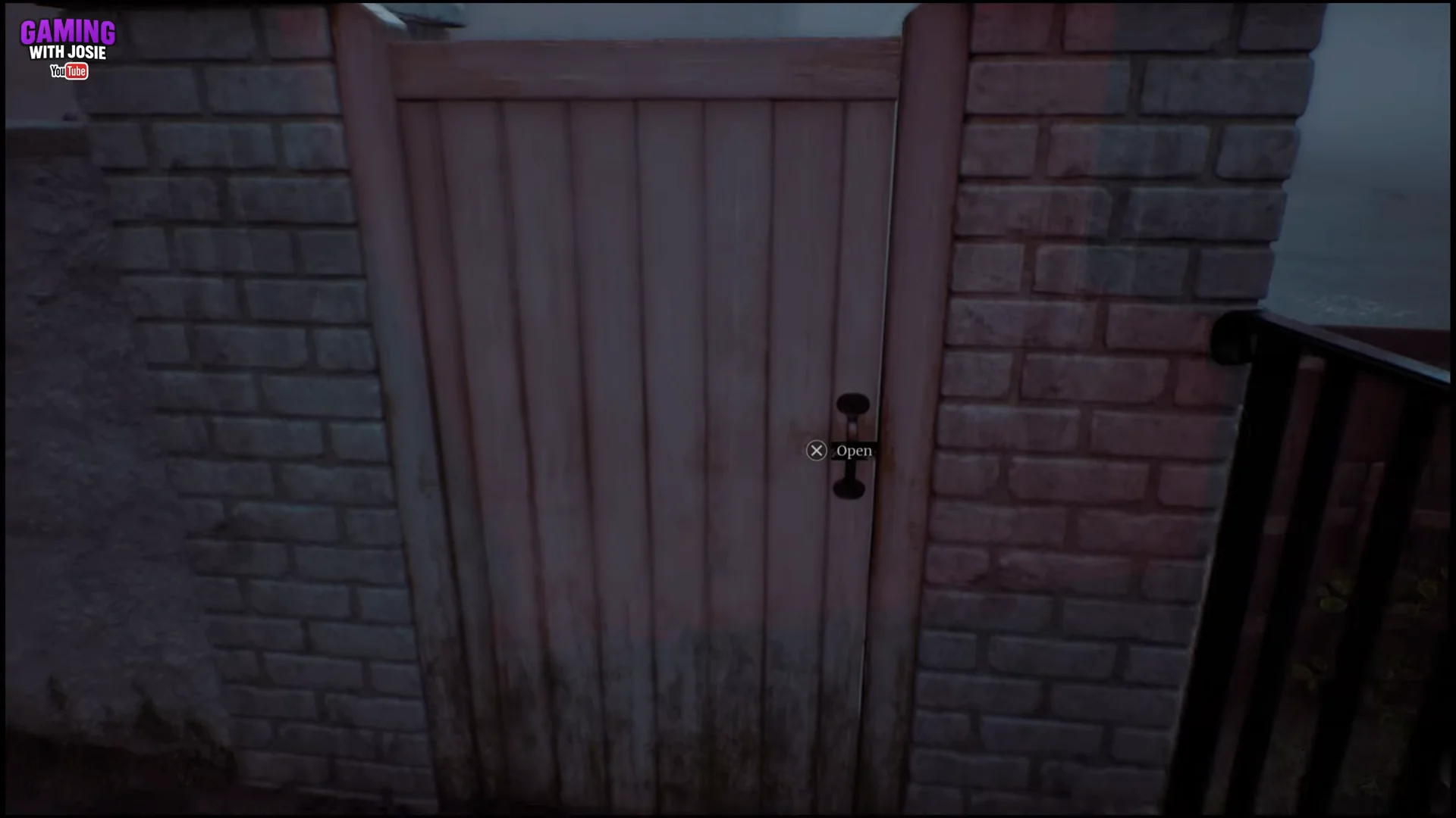 Opening the white gate