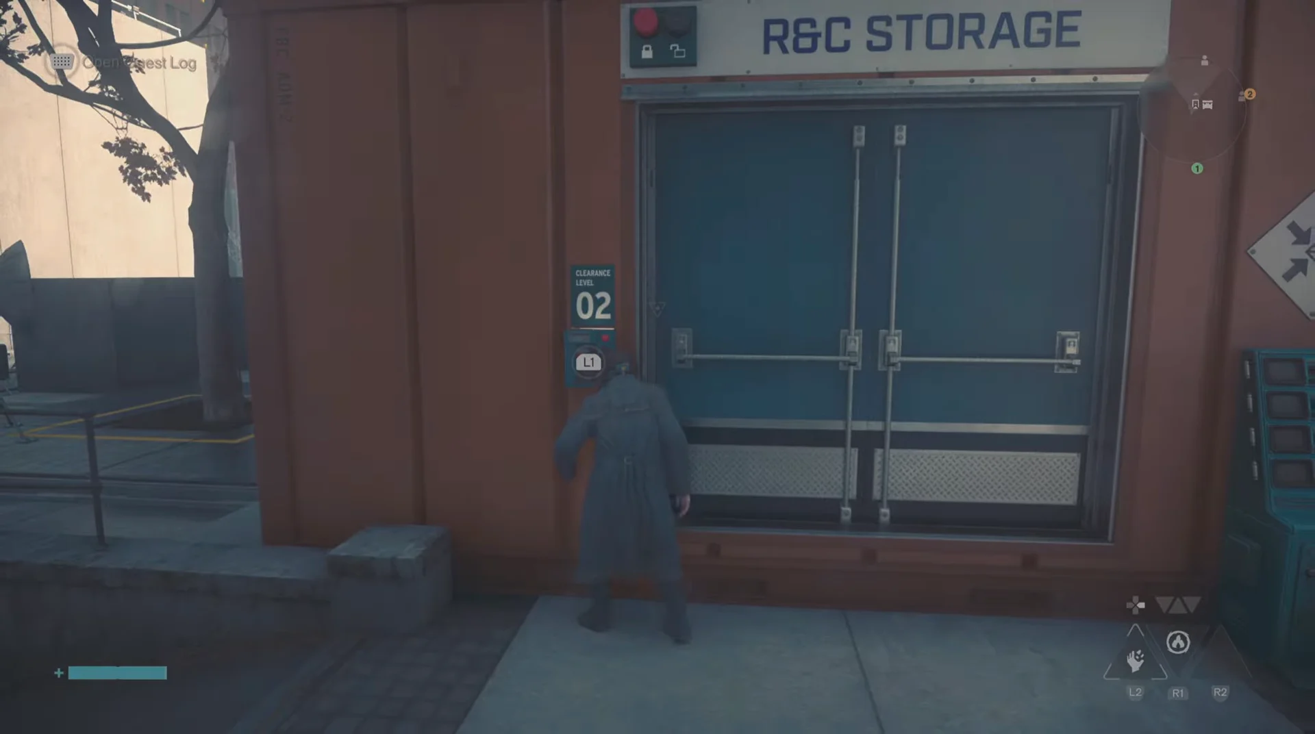 Navigating to storage