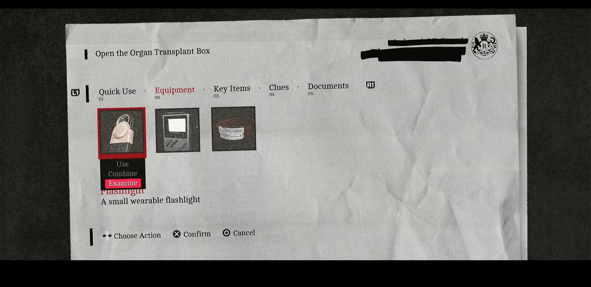 Combining items