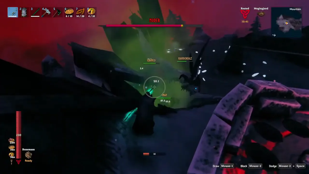 Ground melee attack phase
