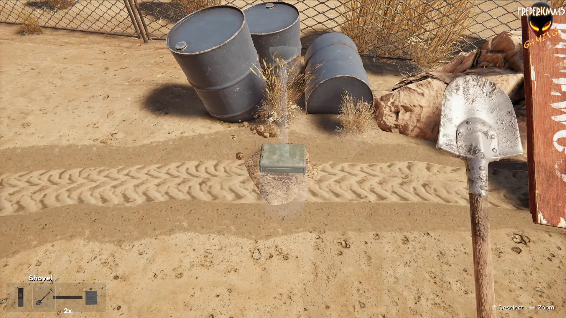 Digging at the Barrels