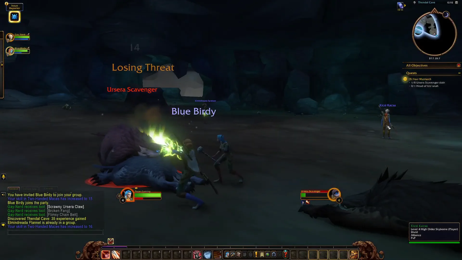 Slaying Ursera Scavengers