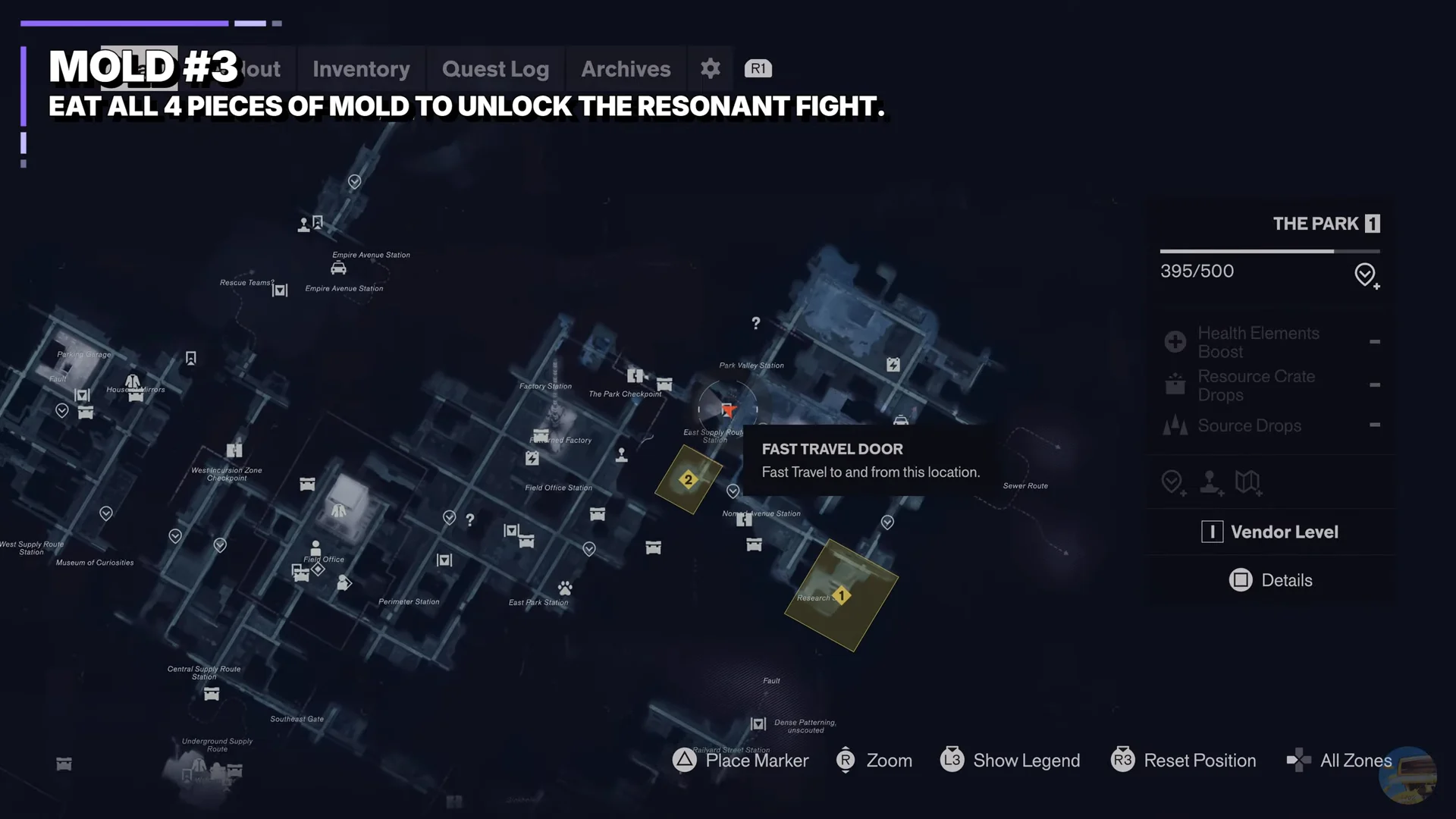 Map Location: Mold #3