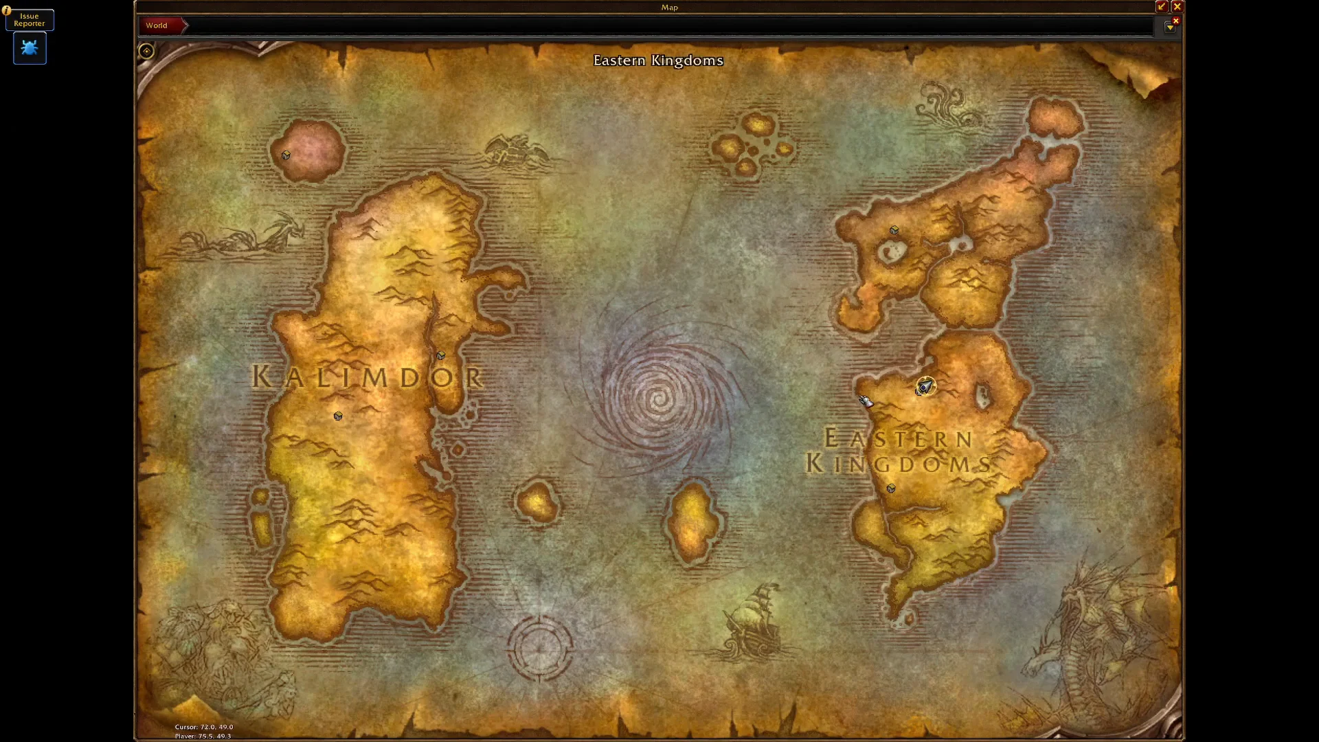 World Map Location