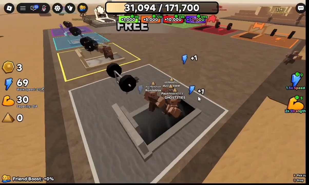 Training Speed on the Free Treadmill
