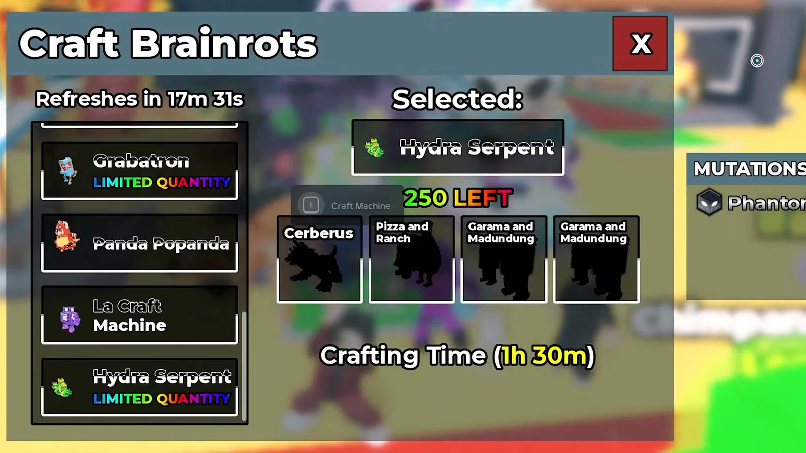 Hydra Serpent Craft Added